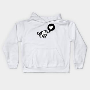 Vegan Love Kids Hoodie